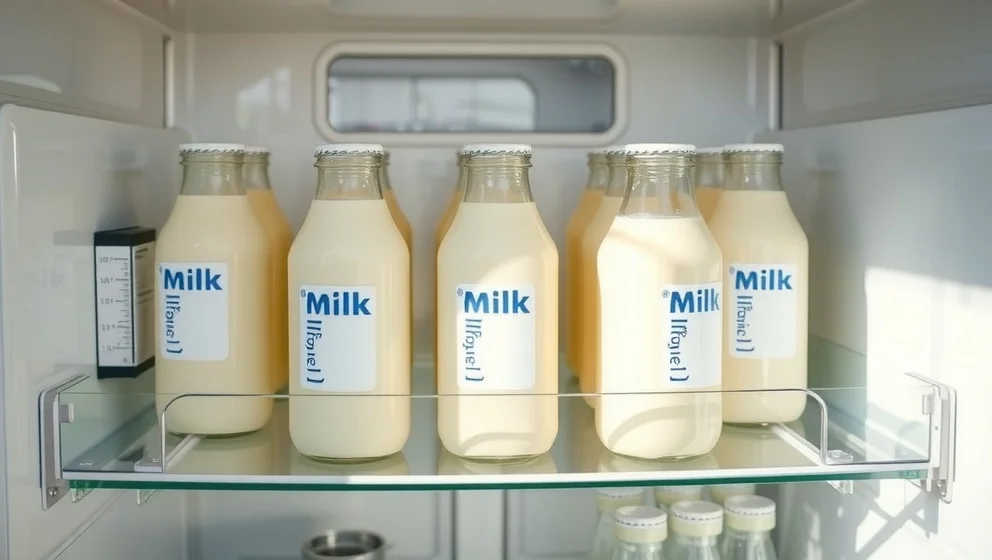 Hur länge kan bröstmjölk stå i kylen